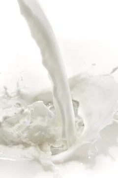 Milk splash Stock Photos