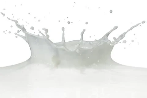 Milk splash Stock Photos