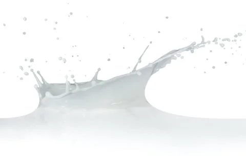 Milk splash Stock Photos