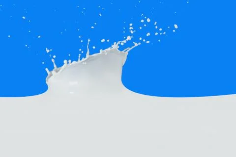 Milk splash Stock Photos