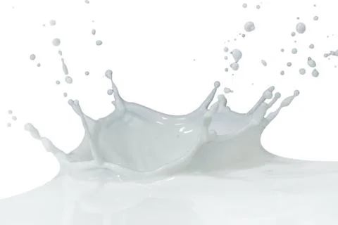 Milk splash Stock Photos