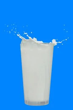 Milk splash Stock Photos