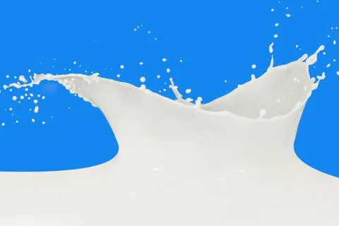 Milk splash Stock Photos