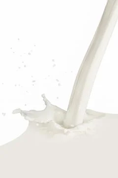 Milk splash Stock Photos