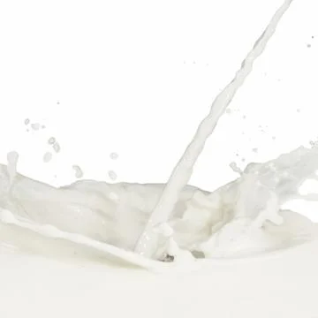 Milk splash Stock Photos