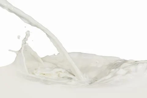 Milk splash Foto stock