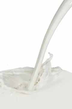 Milk splash Stock Photos