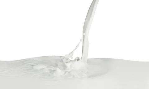 Milk splash Stock Photos