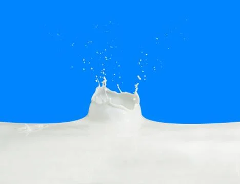 Milk splash Foto stock