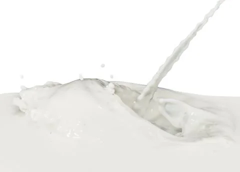 Milk splash Stock Photos