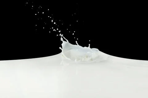 Milk splash Stock Photos