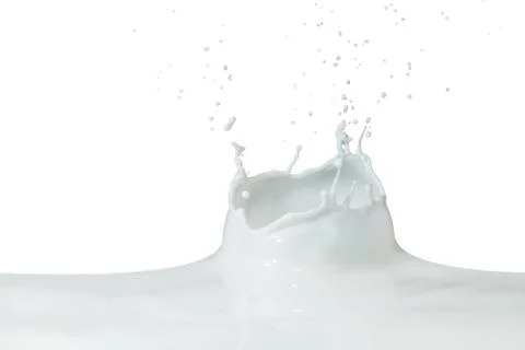 Milk splash Foto stock