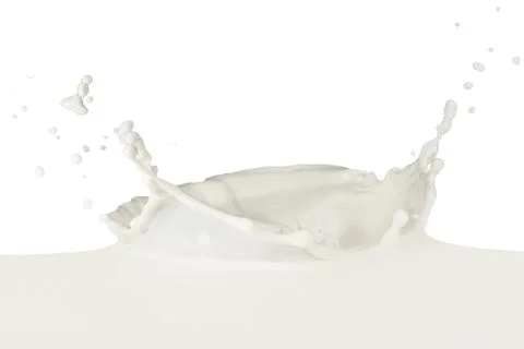 Milk splash Stock Photos