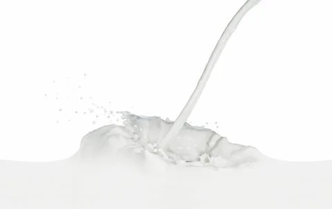 Milk splash Stock Photos