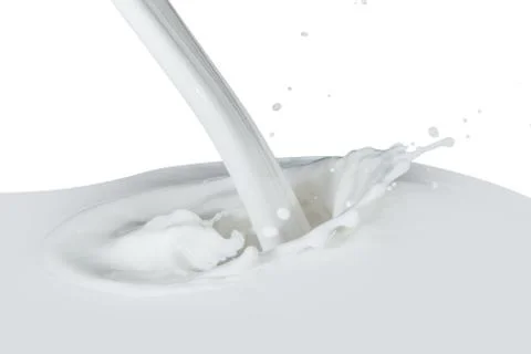 Milk splash Stock Photos