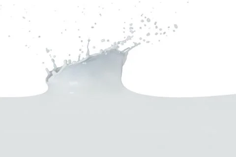 Milk splash Stock Photos