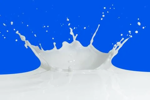 Milk splash Stock Photos