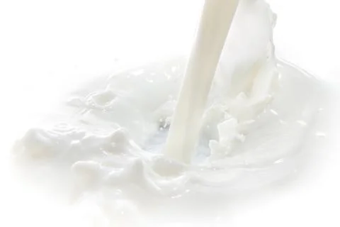 Milk splash Stock Photos