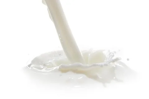 Milk splash Stock Photos