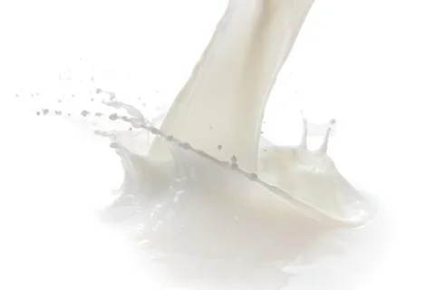 Milk splash Stock Photos