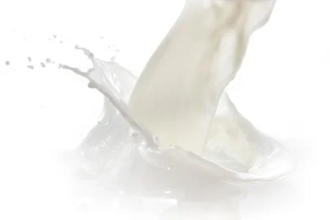Milk splash Stock Photos