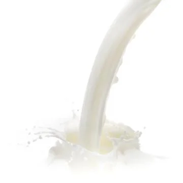 Milk splash Stock Photos