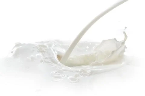 Milk splash Stock Photos