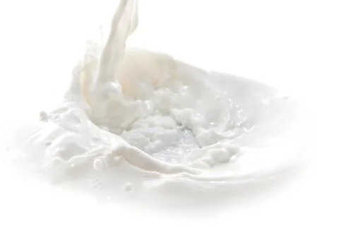 Milk splash Stock Photos