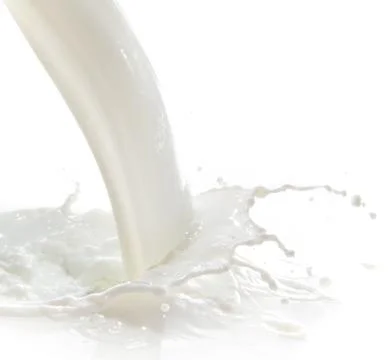 Milk splash Stock Photos