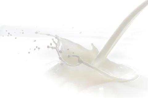 Milk splash Stock Photos