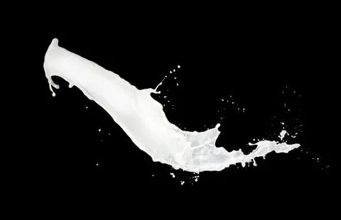 Milk splash Stock Photos
