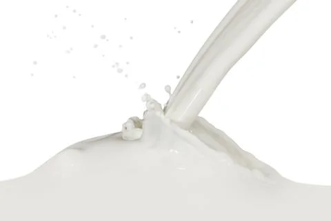 Milk splash Stock Photos