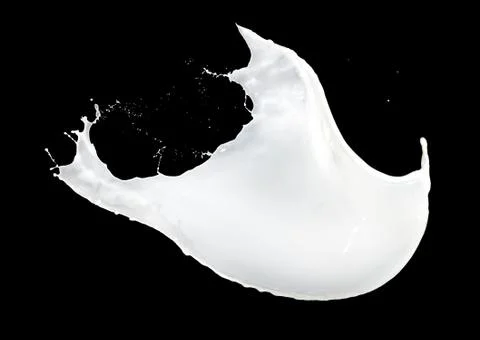 Milk splash Stock Photos