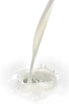 Milk splash Stock Photos