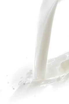 Milk splash Stock Photos