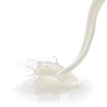Milk splash Foto stock