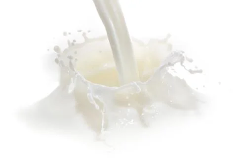 Milk splash Stock Photos