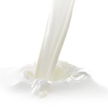 Milk splash Stock-Fotos