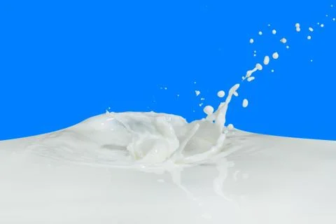 Milk splash Stock Photos