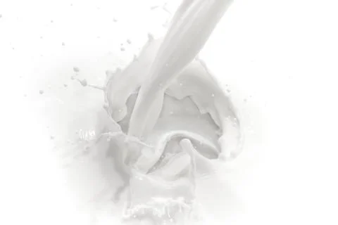 Milk splash Stock Photos