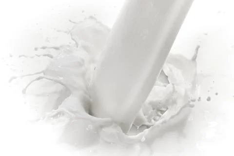 Milk splash Stock Photos