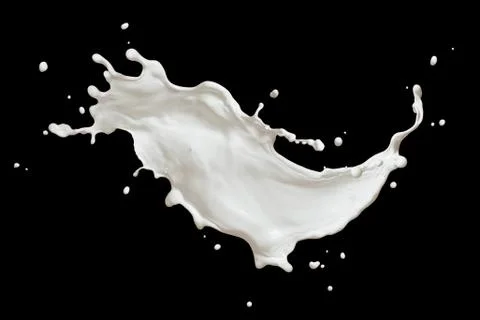 Milk splash Stock Photos