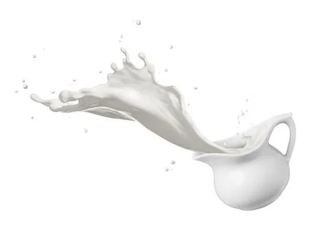 Milk splash Stock Photos