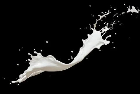 Milk splash Stock Photos