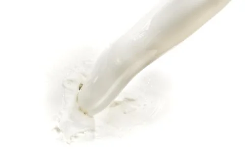Milk splash Stock Photos