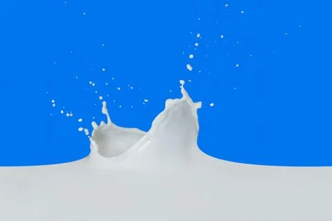 Milk splash Stock Photos