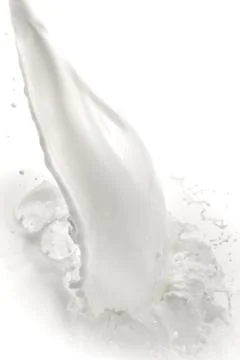 Milk splash Stock Photos