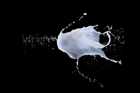 Milk splash Stock Photos