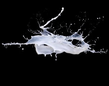 Milk splash Stock Photos