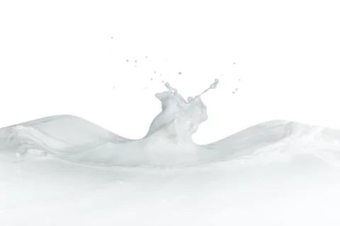 Milk splash Stock-Fotos